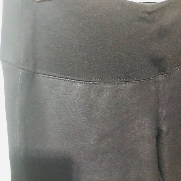 Black Faux Leather Leggings - Picture 3 of 8